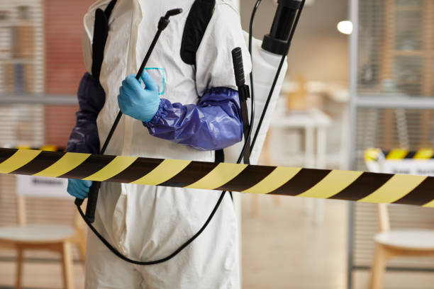 Professional Blood Cleanup technician working in Haskell, TX
